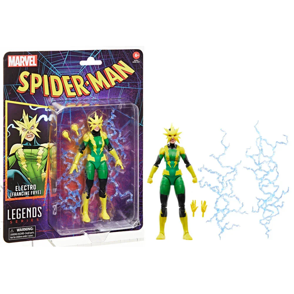 Marvel Spider-Man Electro Francine Frye Figura da Collezione 15cm - Nerdscape Nerdscape