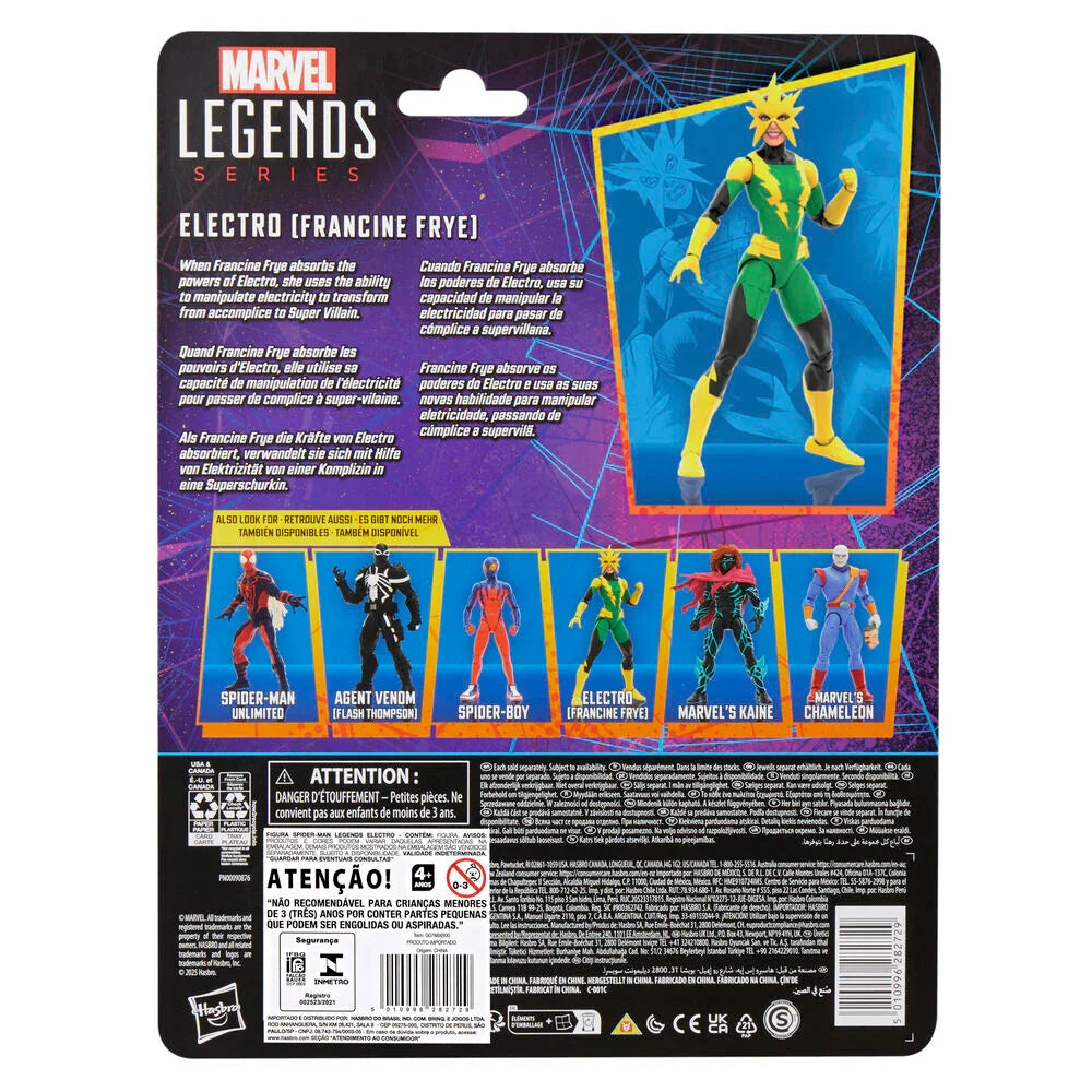 Marvel Spider-Man Electro Francine Frye Figura da Collezione 15cm - Nerdscape Nerdscape