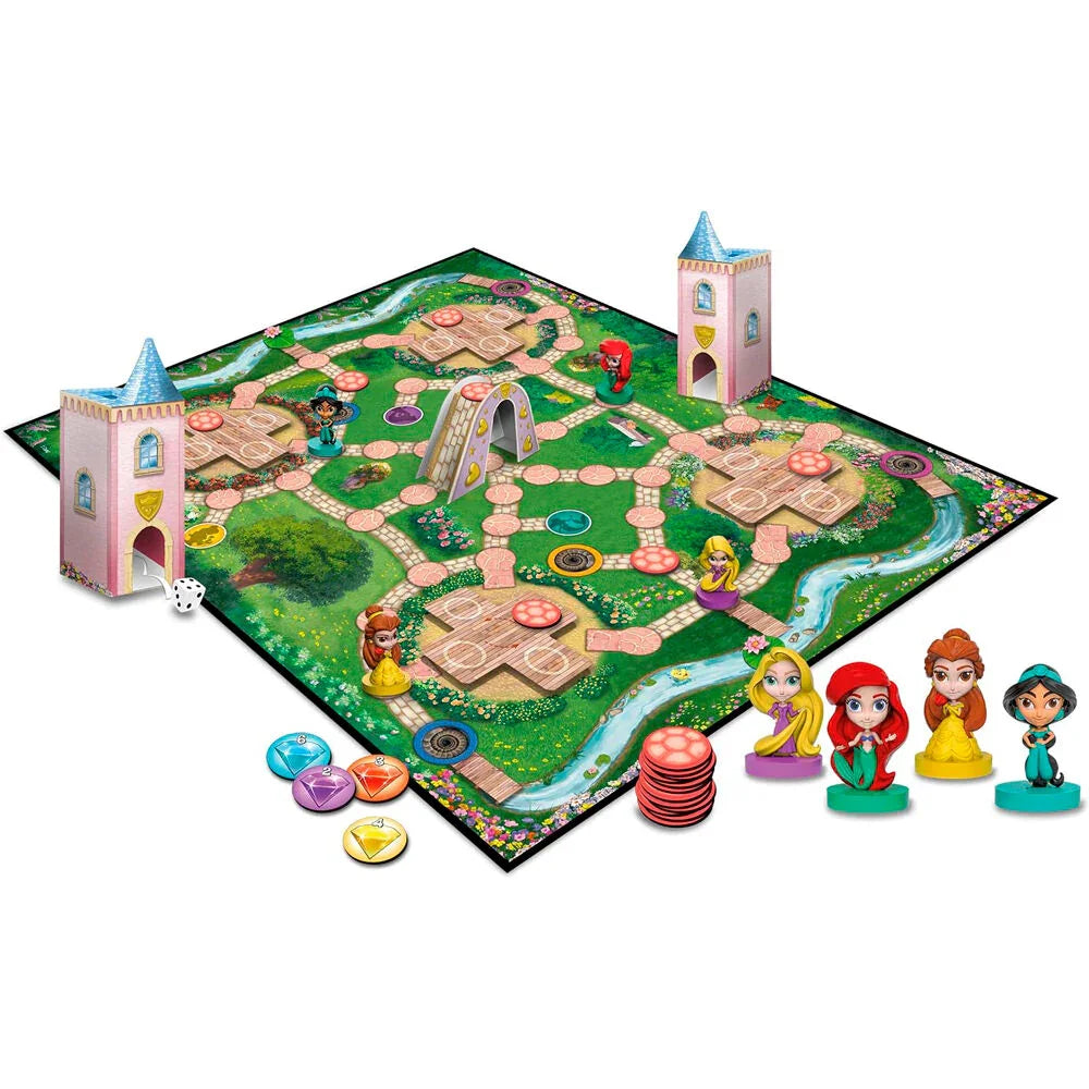 Spanish Disney Princess Race Chase board game Nerdscape