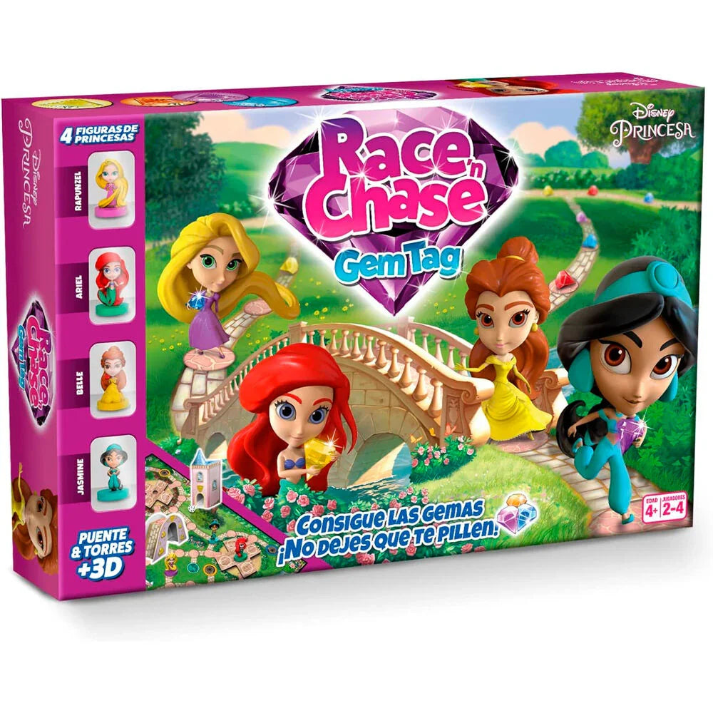 Spanish Disney Princess Race Chase board game Nerdscape