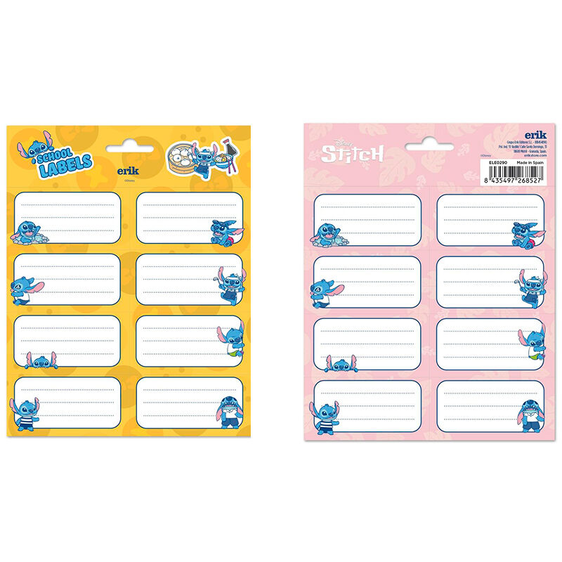 Disney Stitch assorted Adhesive labels Nerdscape