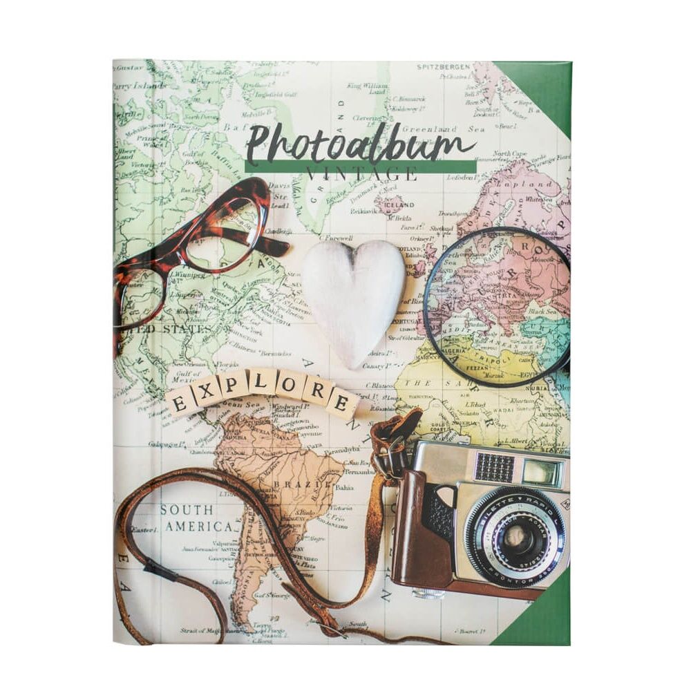 Travel Vintage Self-adhesive Photo album Nerdscape