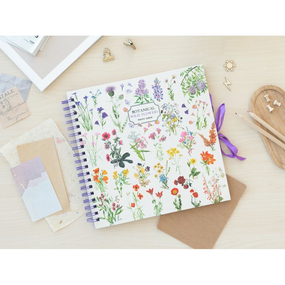 Wild Flowers Scrapbook Photo album Nerdscape