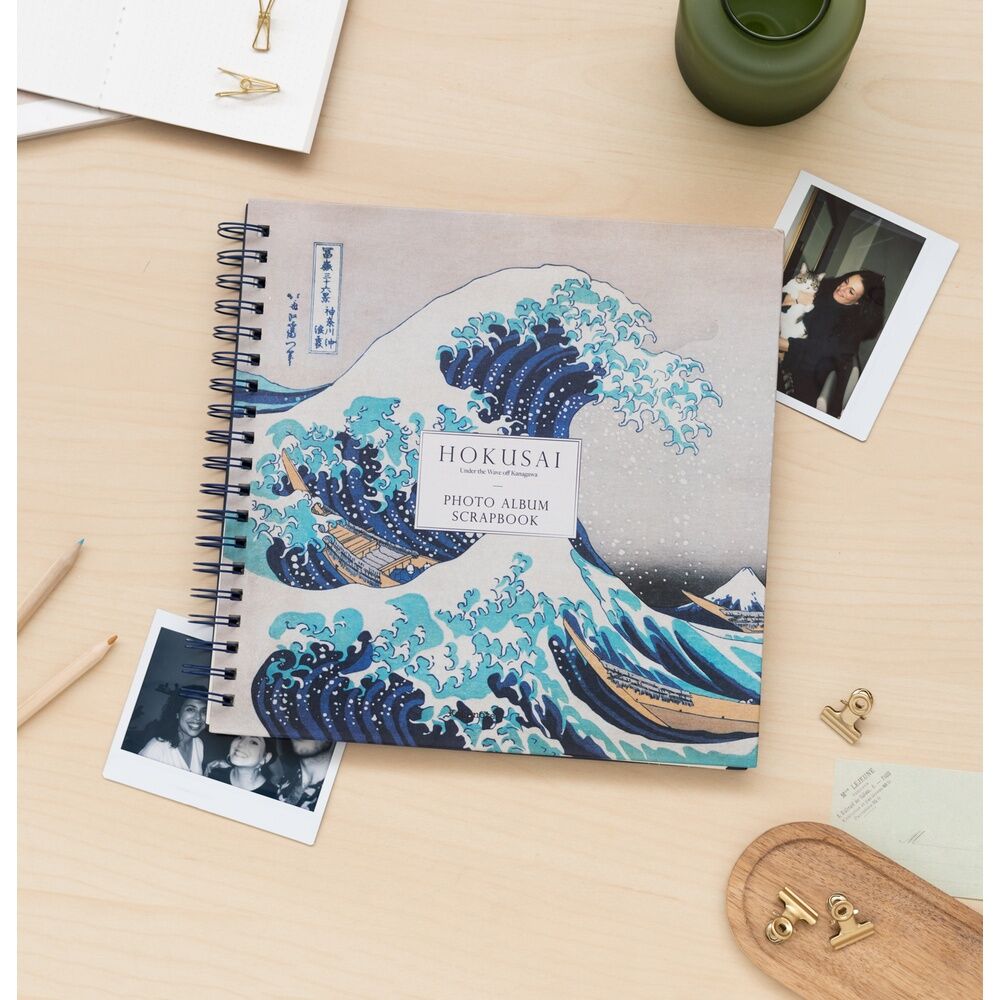 The Great Wave of Kanagawa Hokusai Scrapbook Photo album Nerdscape