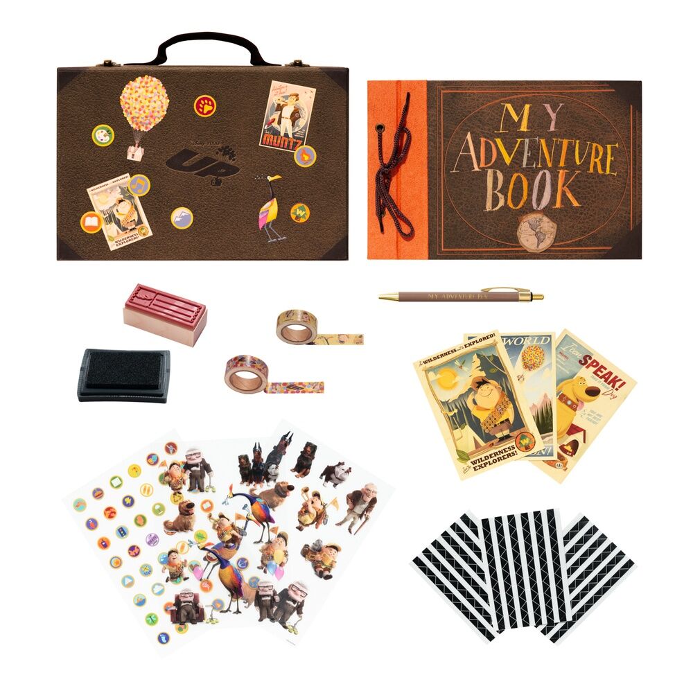 Disney Pixar UP My Adventure Book Scrapbook Briefcase set Nerdscape