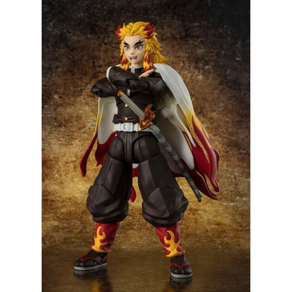 S.H. Figuarts Kyojuro Rengoku Demon Slayer Kimetsu no Yaiba - Figura da Collezione Nerdscape Nerdscape