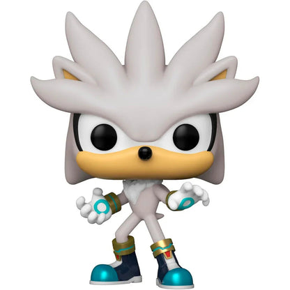 Funko Pop! Sonic the Hedgehog Silver Exclusive - Figura da Collezione Vinyl Nerdscape