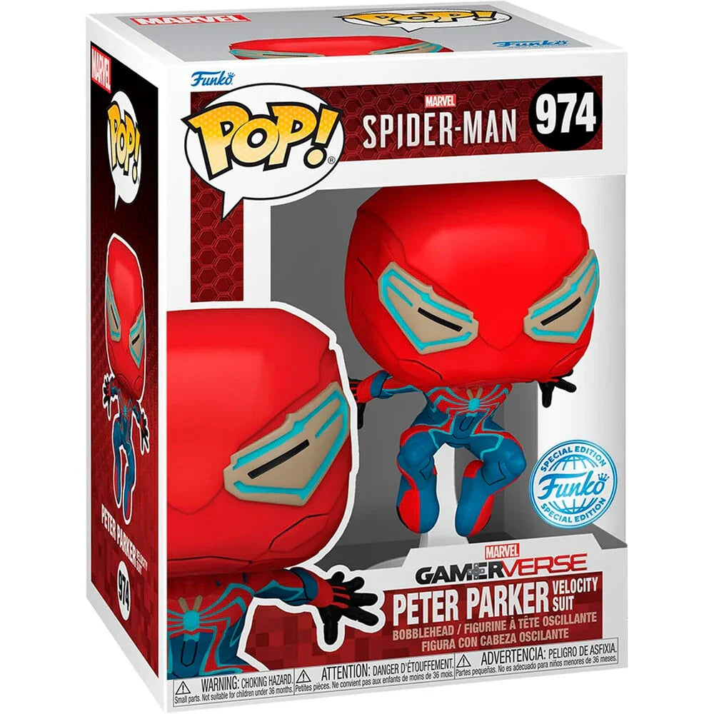 POP figure Marvel Spider-Man Peter Parker Exclusive Nerdscape