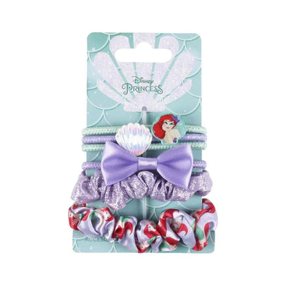 Disney The Little Mermaid pack 6 scrunchies Nerdscape