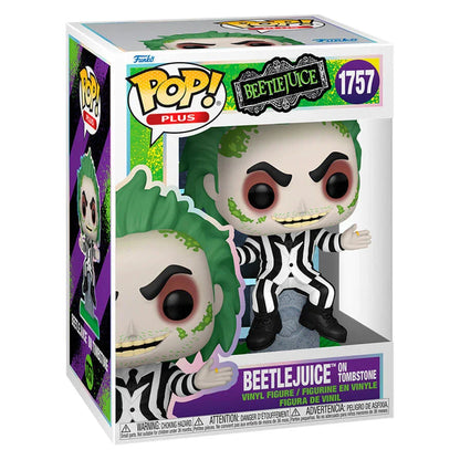 Funko Pop! Beetlejuice Beetlejuice On Tombstone - Figura da Collezione Vinyl Nerdscape