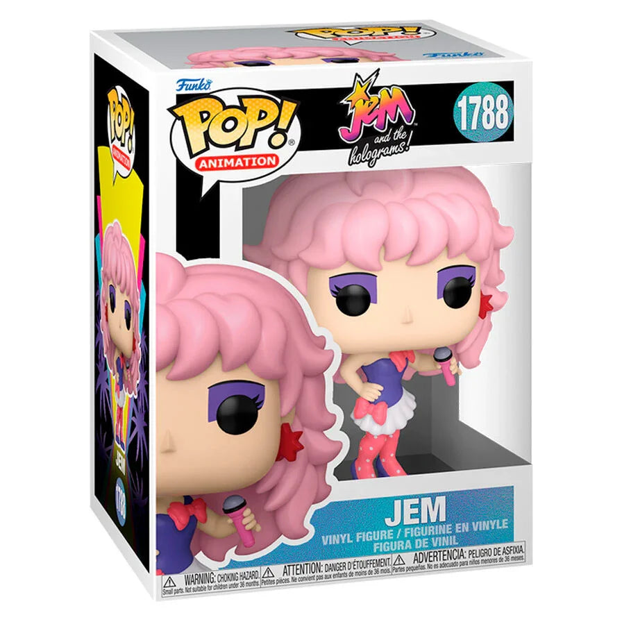 Funko Pop! Jem and the Holograms Jem - Figura da Collezione Vinyl Nerdscape