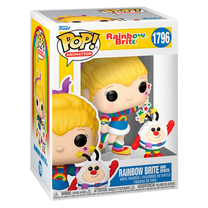 Funko Pop! Rainbow Brite Rainbow Brite e Sprite - Figura da Collezione Vinyl Nerdscape