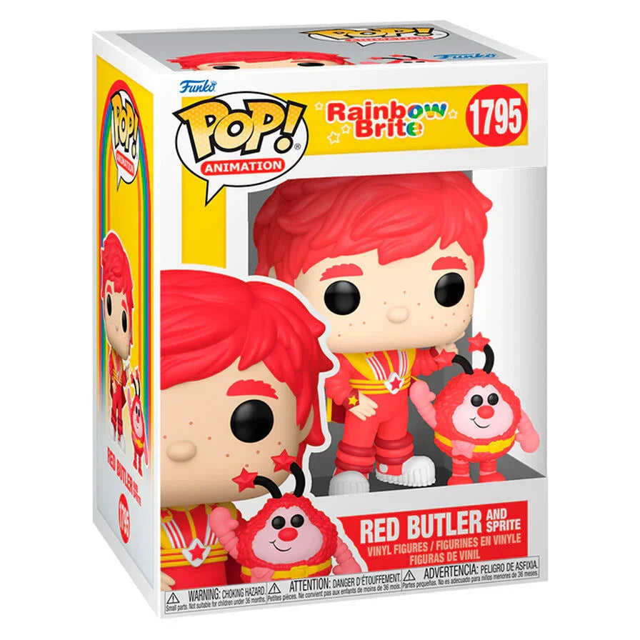 Funko Pop! Rainbow Brite e Sprite Red Butler e Sprite - Figura da Collezione Vinyl Nerdscape