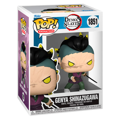 Funko Pop! Demon Slayer Kimetsu no Yaiba Genya Shinazugawa - Figura da Collezione Vinyl Nerdscape