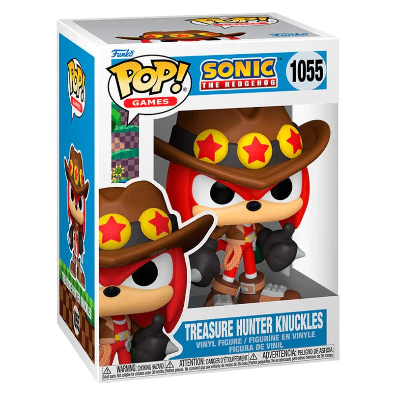 Funko Pop! Sonic the Hedgehog Treasure Hunter Knuckles - Figura da Collezione Vinyl Nerdscape