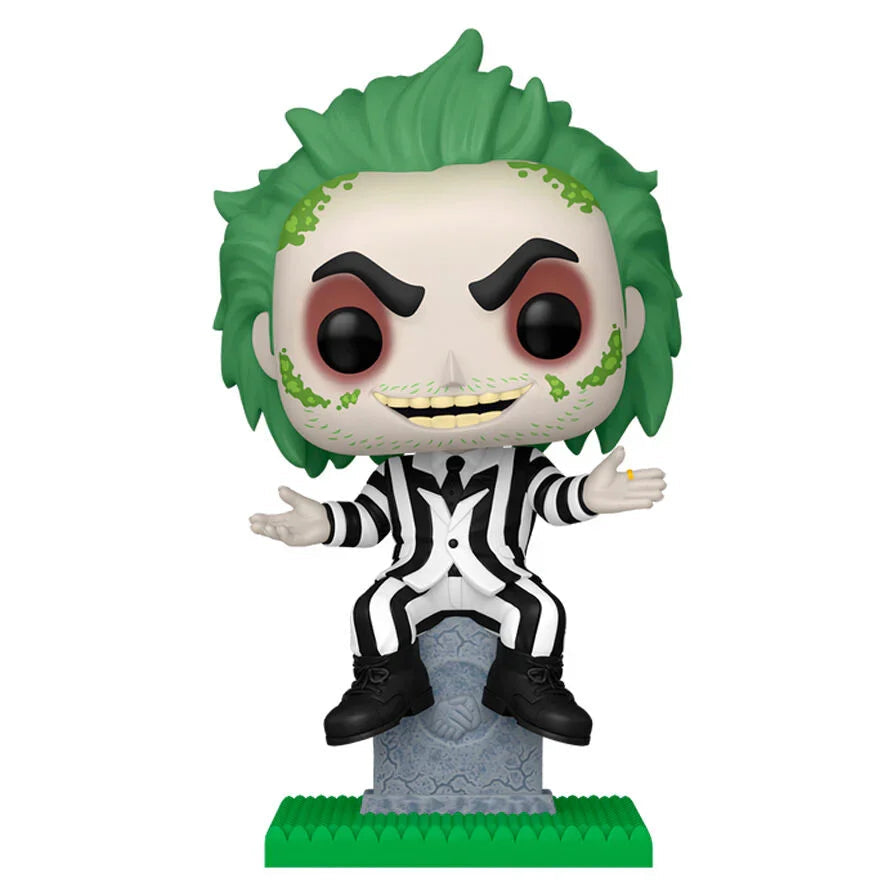 Funko Pop! Beetlejuice Beetlejuice On Tombstone - Figura da Collezione Vinyl Nerdscape