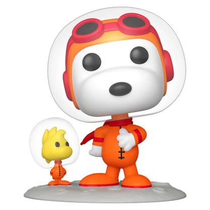Funko Pop! Peanuts Astronaut Snoopy & Woodstock - Figura da Collezione Vinyl Nerdscape
