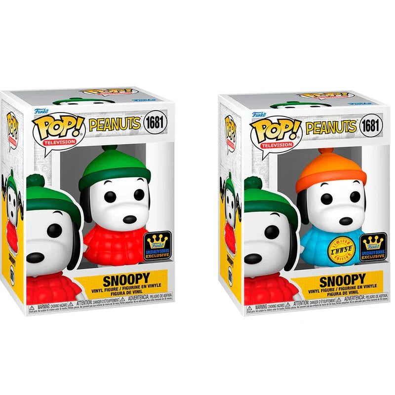 Funko Pop! Peanuts Snoopy 5 + 1 Chase - Figura da Collezione Vinyl Nerdscape
