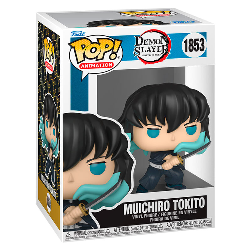 Funko Pop! Demon Slayer Kimetsu no Yaiba Muichiro Tokito 5 + 1 Chase - Figura da Collezione Vinyl Nerdscape