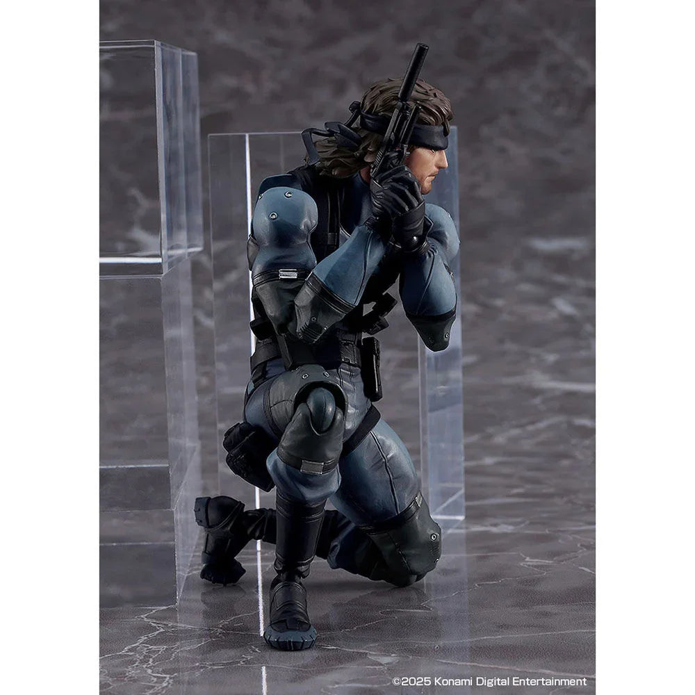 Figurine Solid Snake (version MGS2) de Metal Gear Solid 2 Sons of Liberty, mise à jour, 16 cm