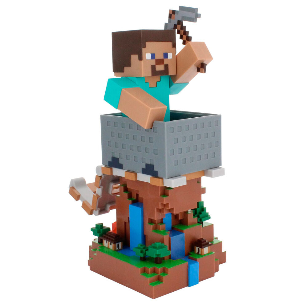 Minecraft Steve clamping bracket Cable guy 20cm Nerdscape