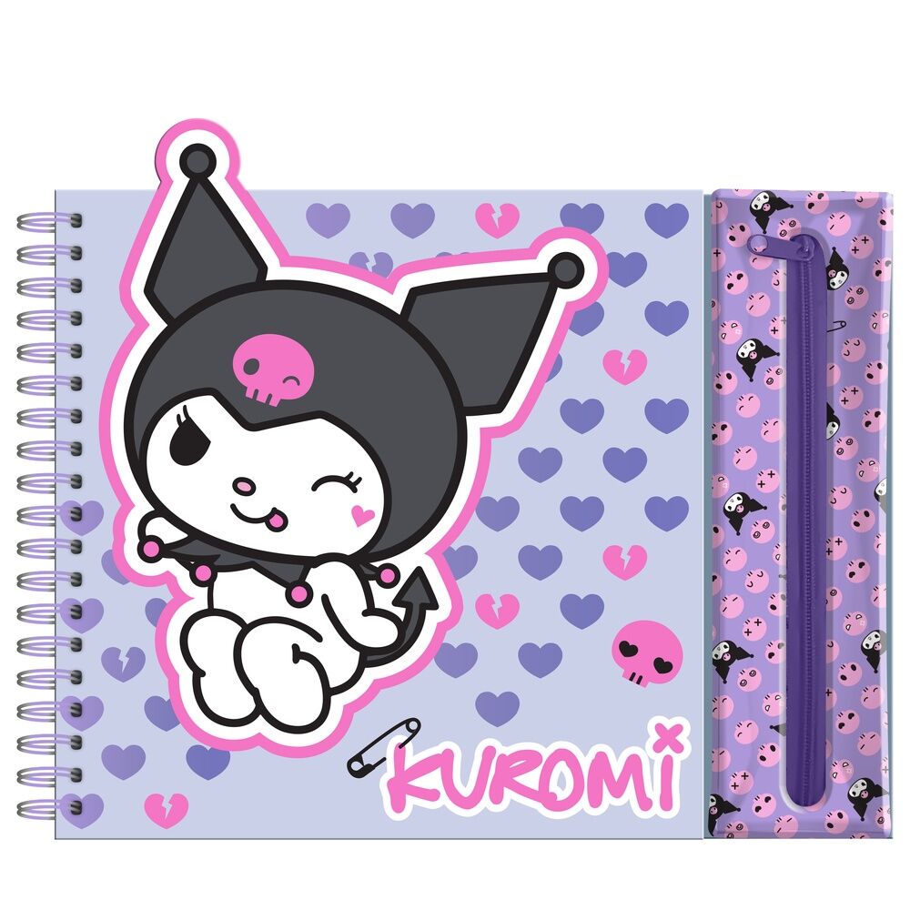 Hello Kitty Kuromi colouring set Nerdscape