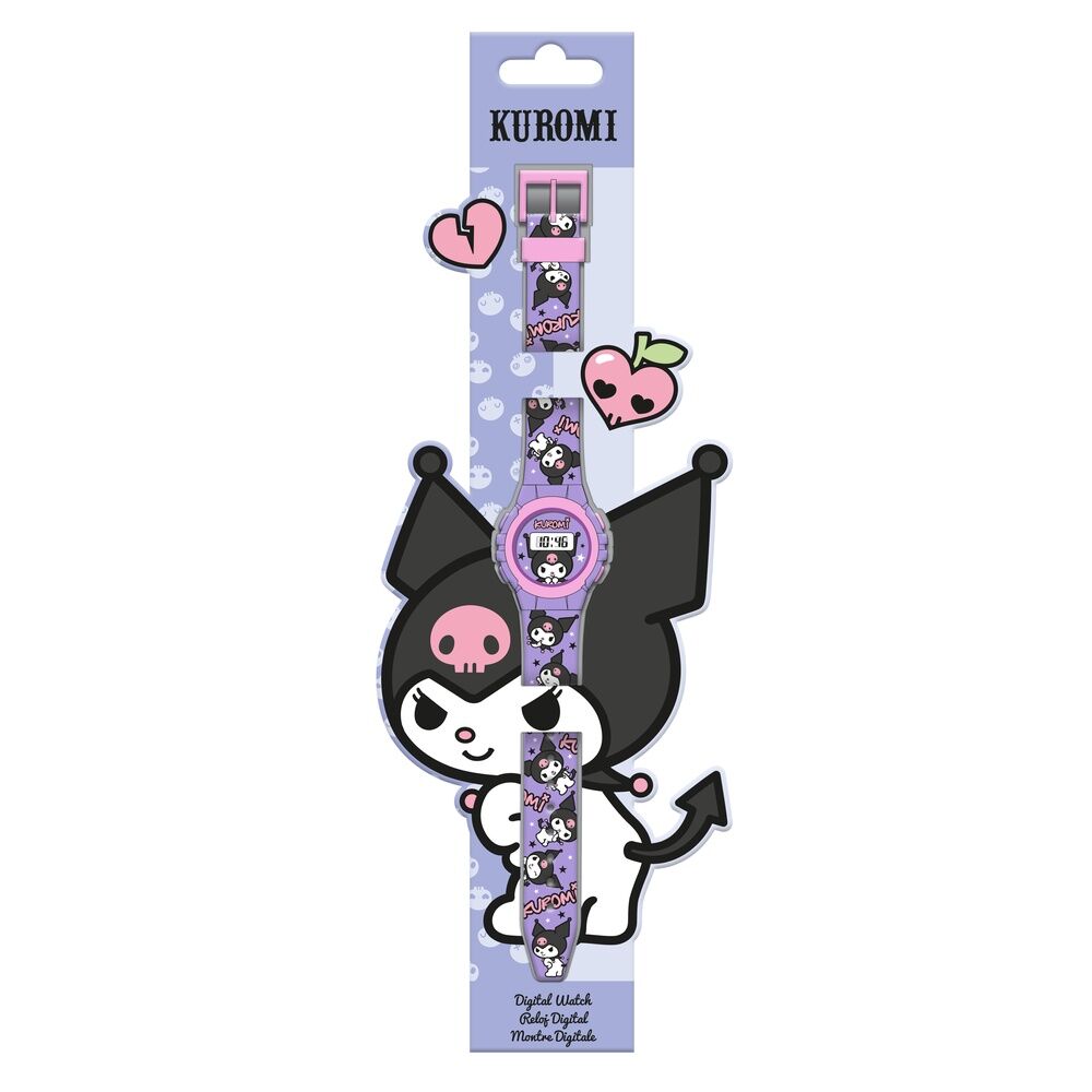 Hello Kitty Kuromi digital watch Nerdscape