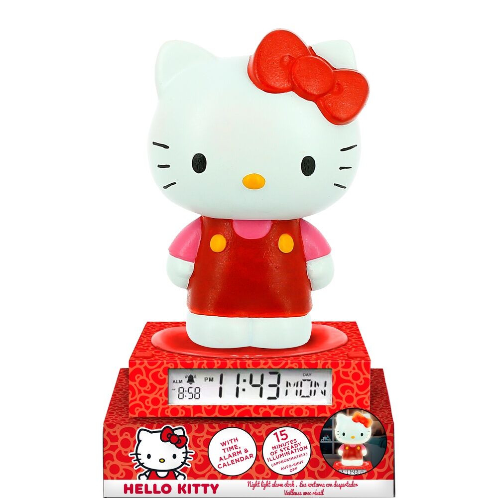 Hello Kitty and Friends 3D lamp with alarm clock Nerdscape
