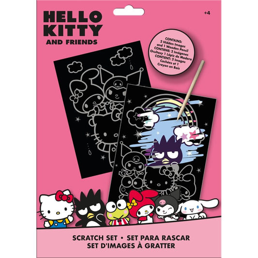 Hello Kitty and Friends Scratch stationery set Nerdscape