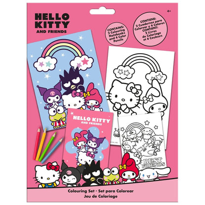 Hello Kitty and Friends colouring set Nerdscape