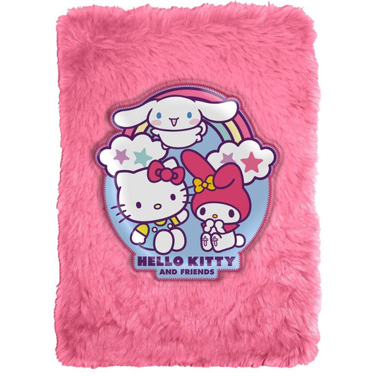Hello Kitty and Friends A5 Plush notebook Nerdscape
