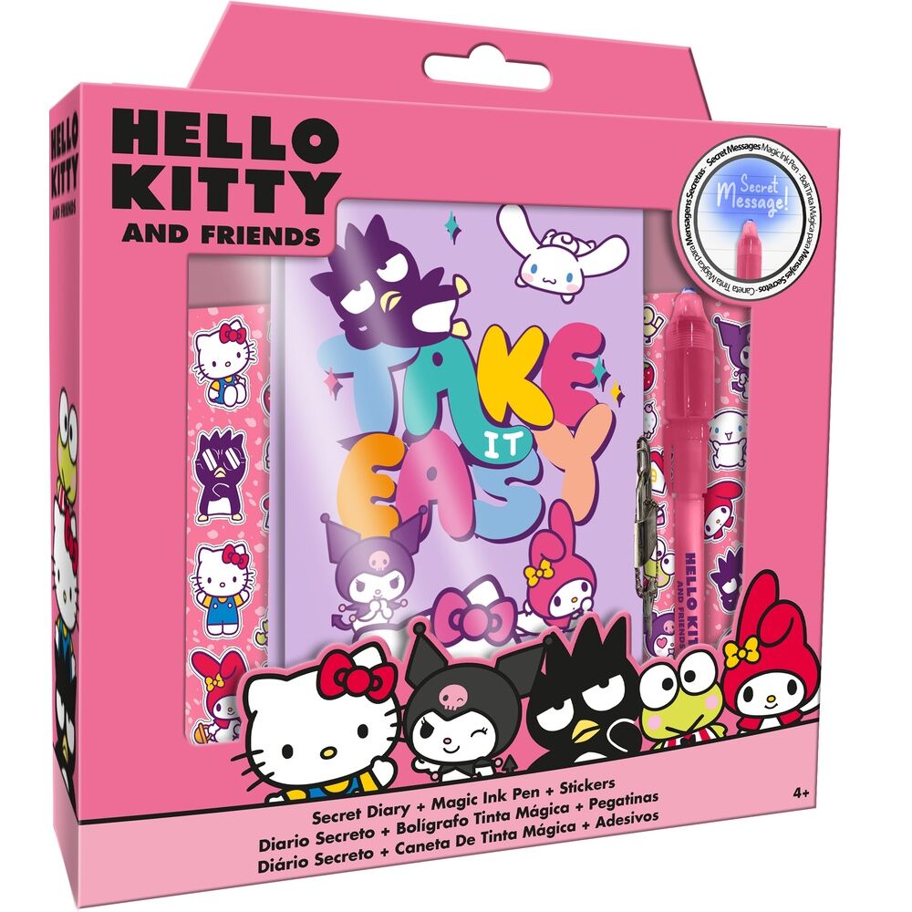 Hello Kitty and Friends Diary + magic pen Nerdscape