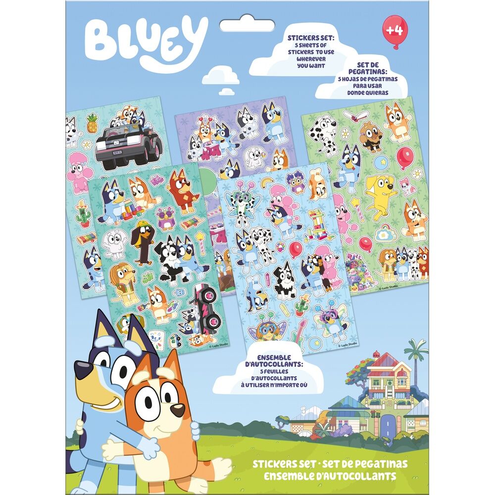 Bluey Sticker set Nerdscape