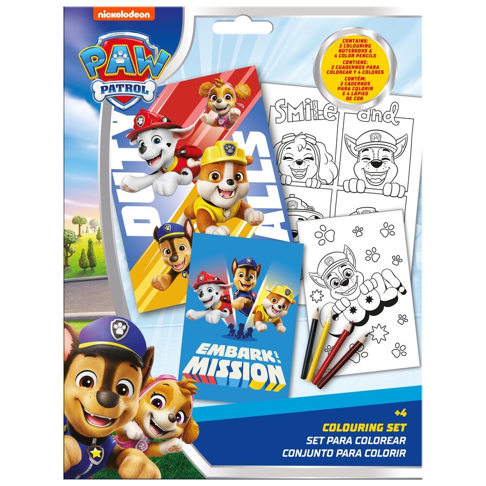 Paw Patrol Colouring set Nerdscape