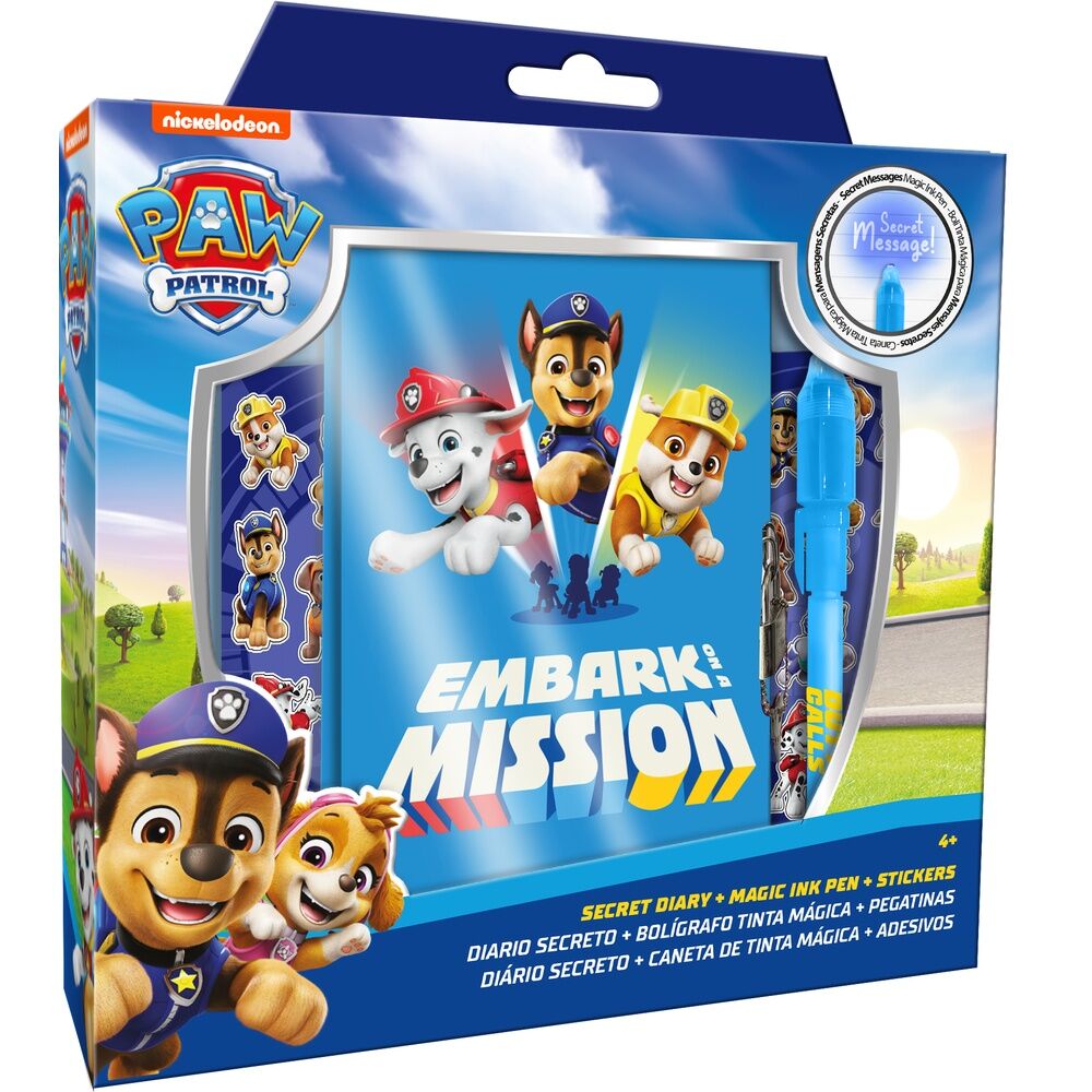Paw Patrol Diary + magic pen Nerdscape