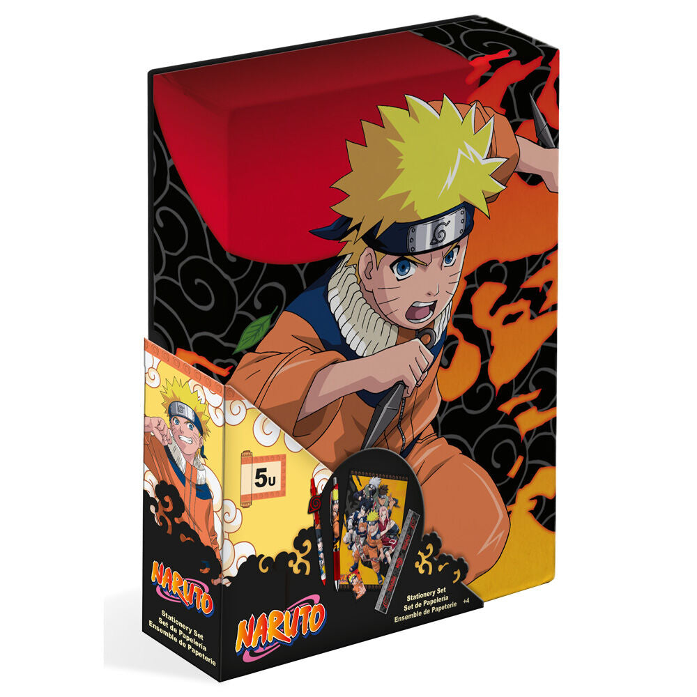 Naruto Shippuden Stationery box set 5pcs Nerdscape