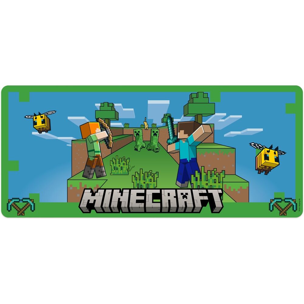 Minecraft gaming desk mat Nerdscape