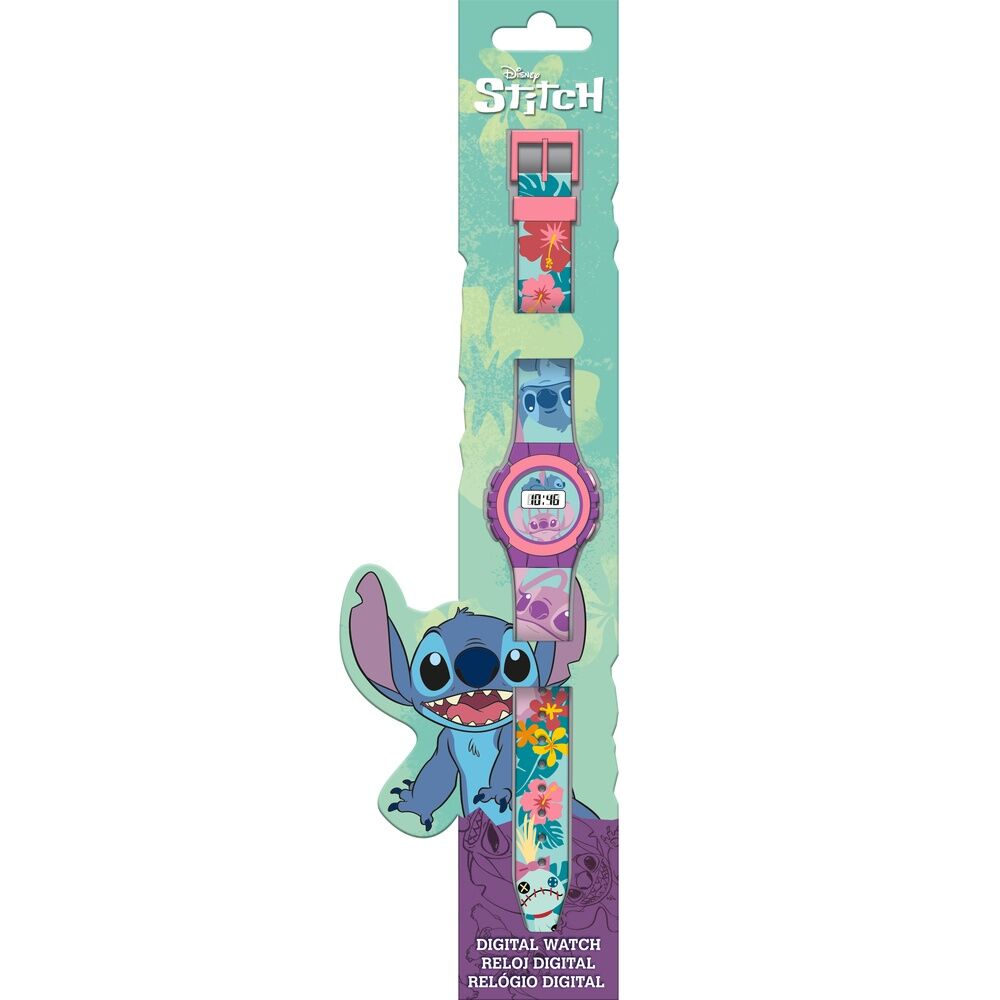 Disney Stitch digital watch Nerdscape