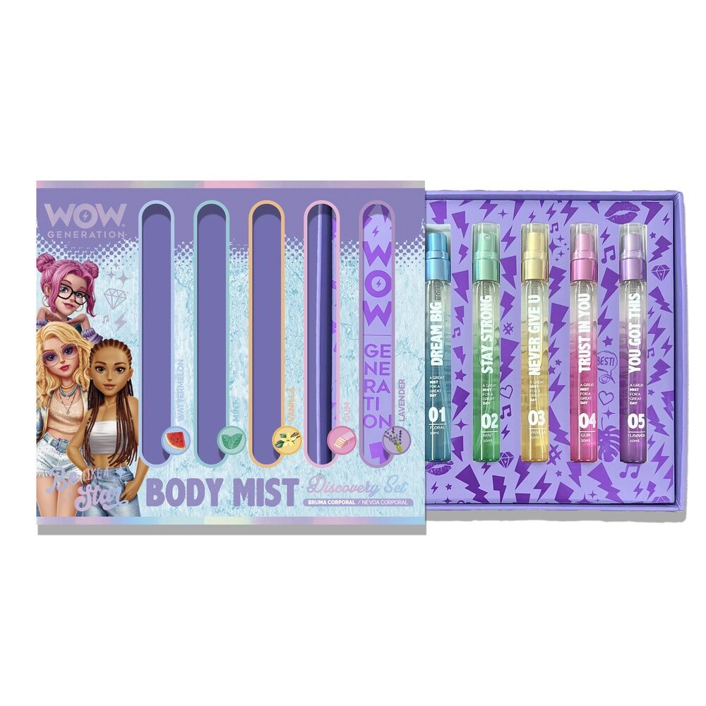 Wow Generation 5 Scented Body Mist set Nerdscape