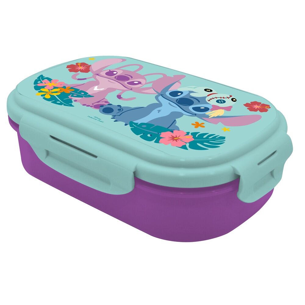 Disney Stitch lunch box + cutlery Nerdscape