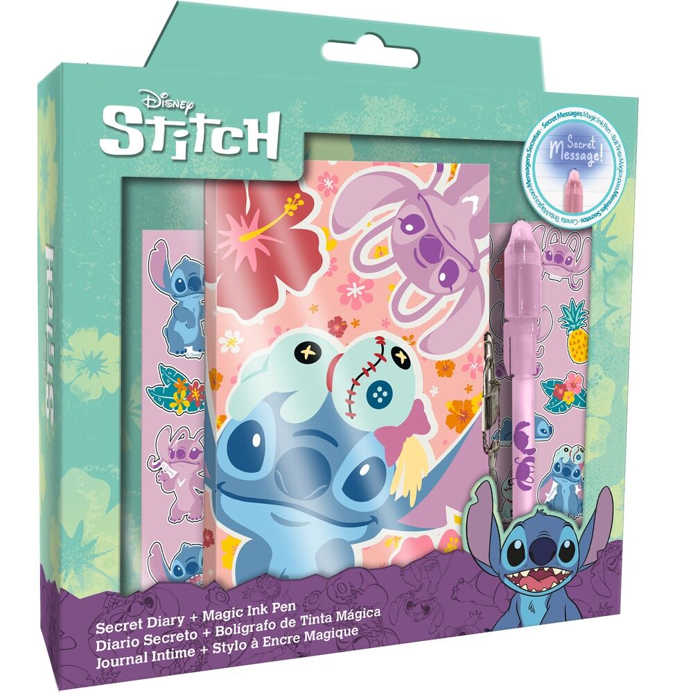 Disney Stitch Diary + magic pen Nerdscape
