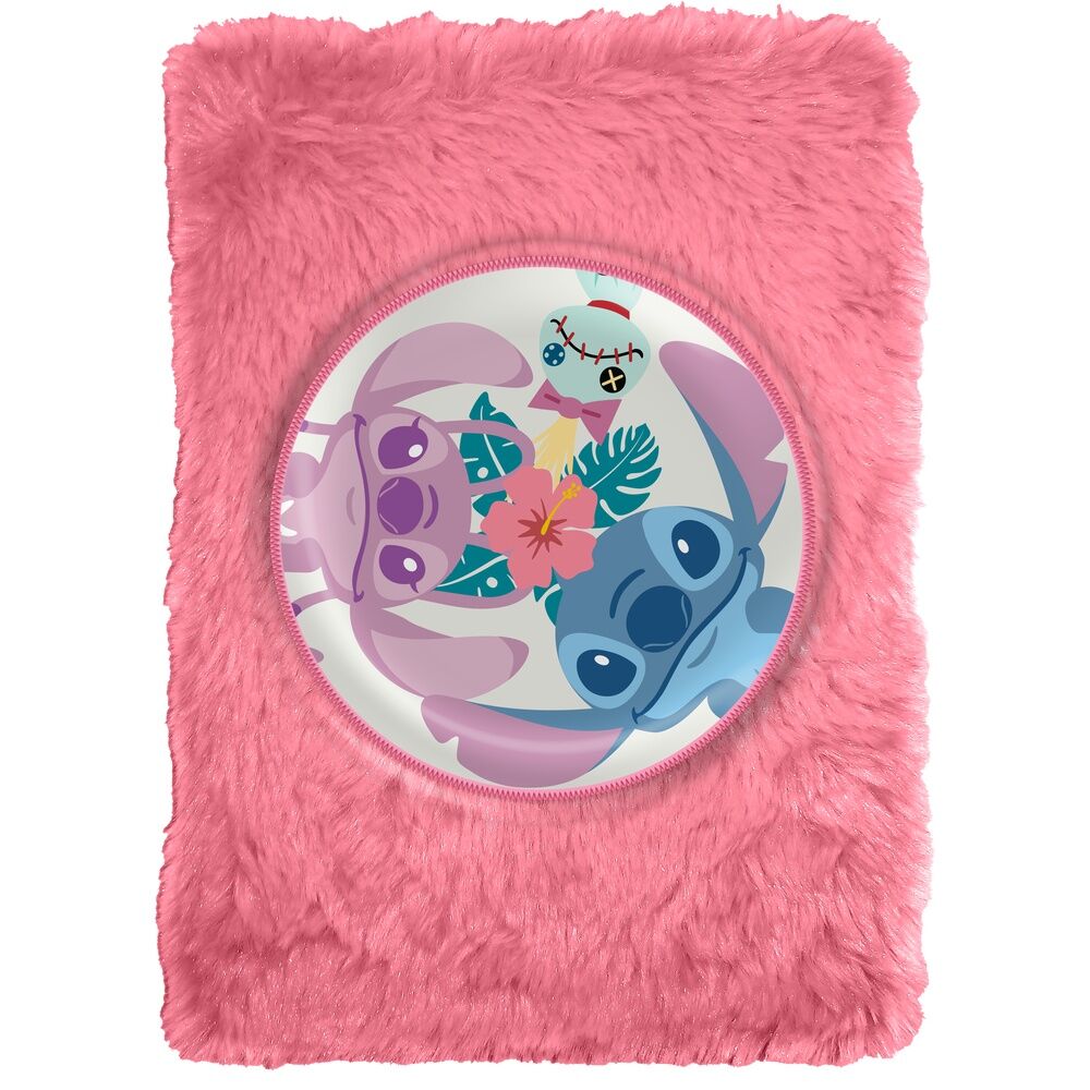 Disney Stitch A5 Plush notebook Nerdscape