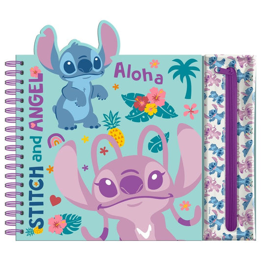 Disney Stitch Activity notebook with removable case Nerdscape