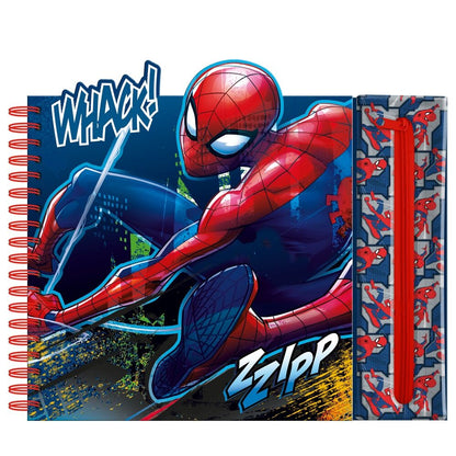 Cahier d'activités Marvel Spiderman avec étui amovible
