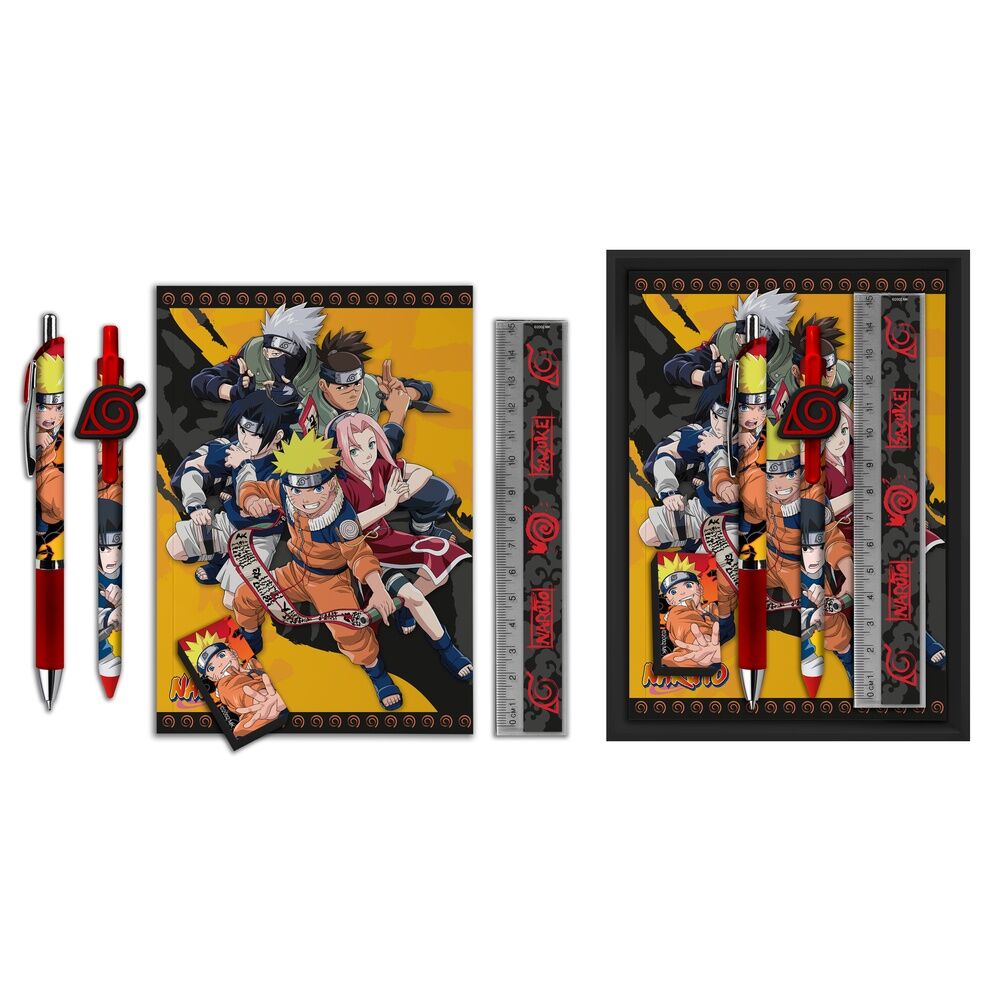 Naruto Shippuden Stationery box set 5pcs Nerdscape