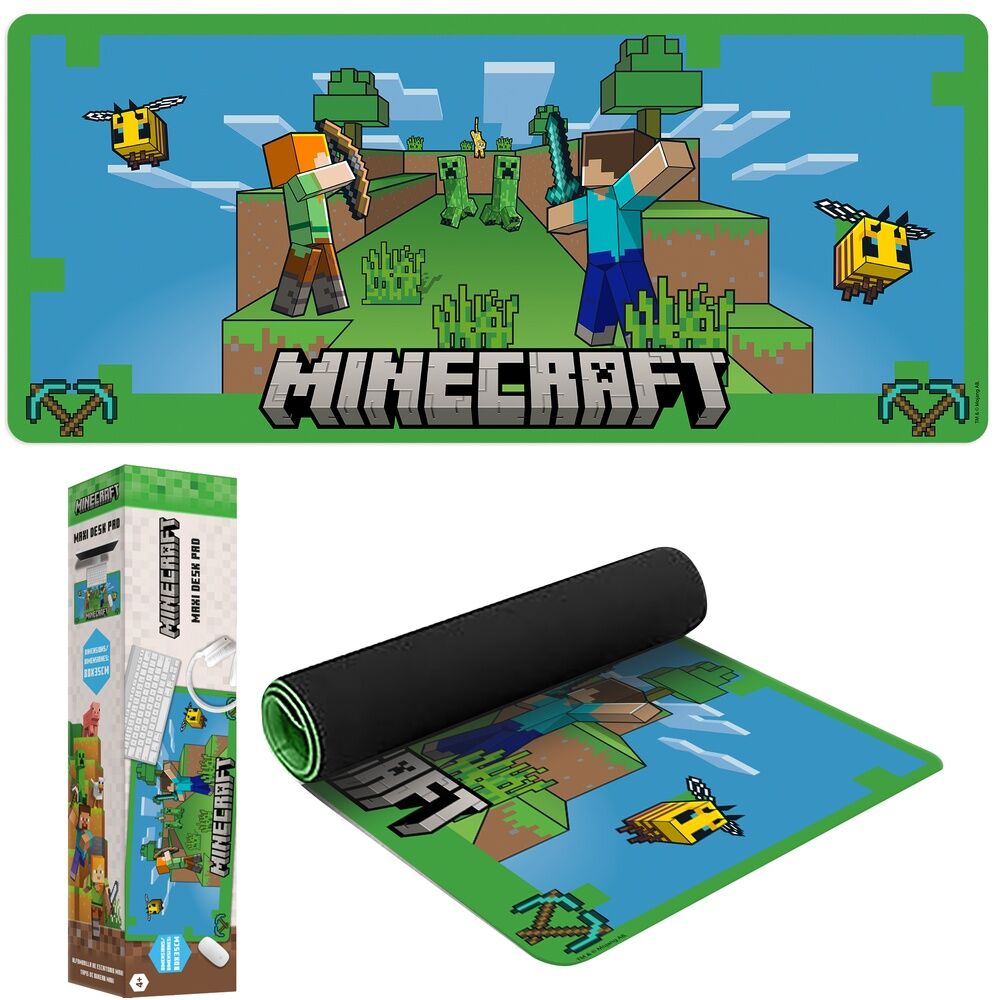 Minecraft gaming desk mat Nerdscape