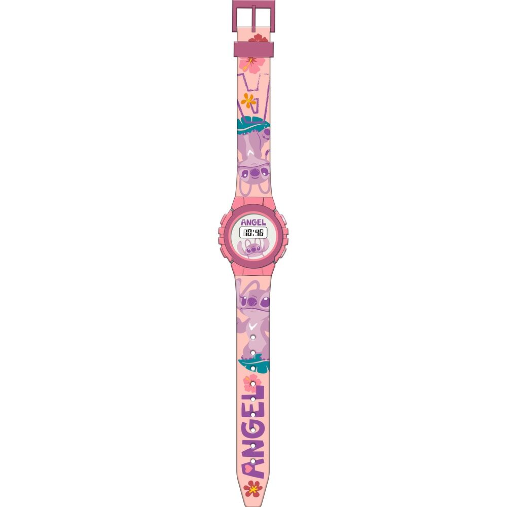 Disney Stitch Angel digital watch Nerdscape