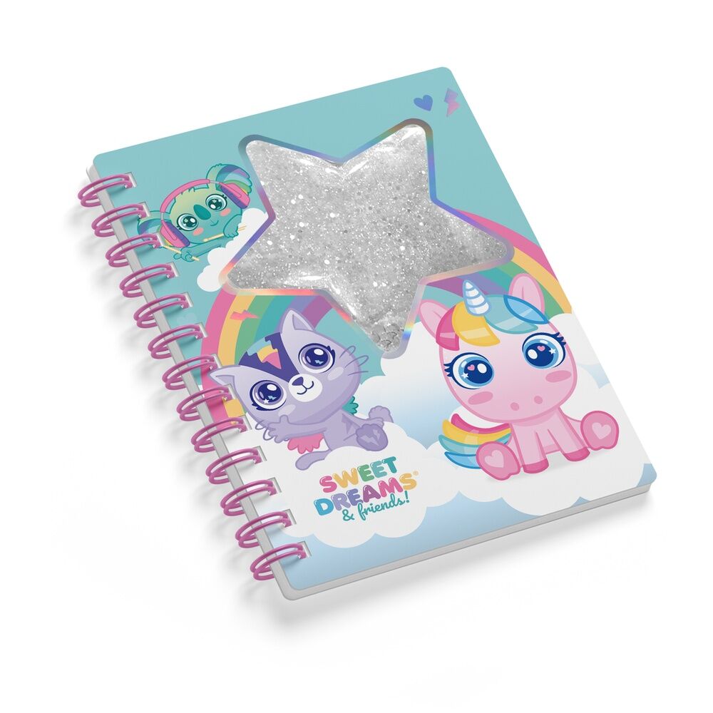 Sweet Dreams glitter notebook Nerdscape