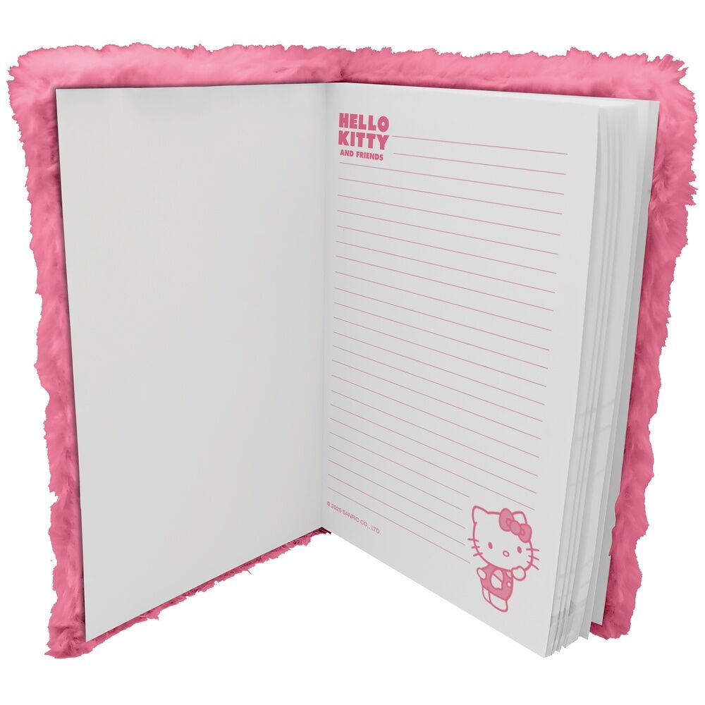 Hello Kitty and Friends A5 Plush notebook Nerdscape