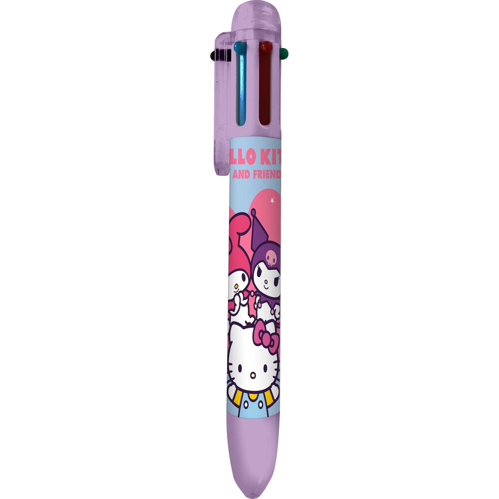 Hello Kitty and Friends Pen 6 colours Nerdscape